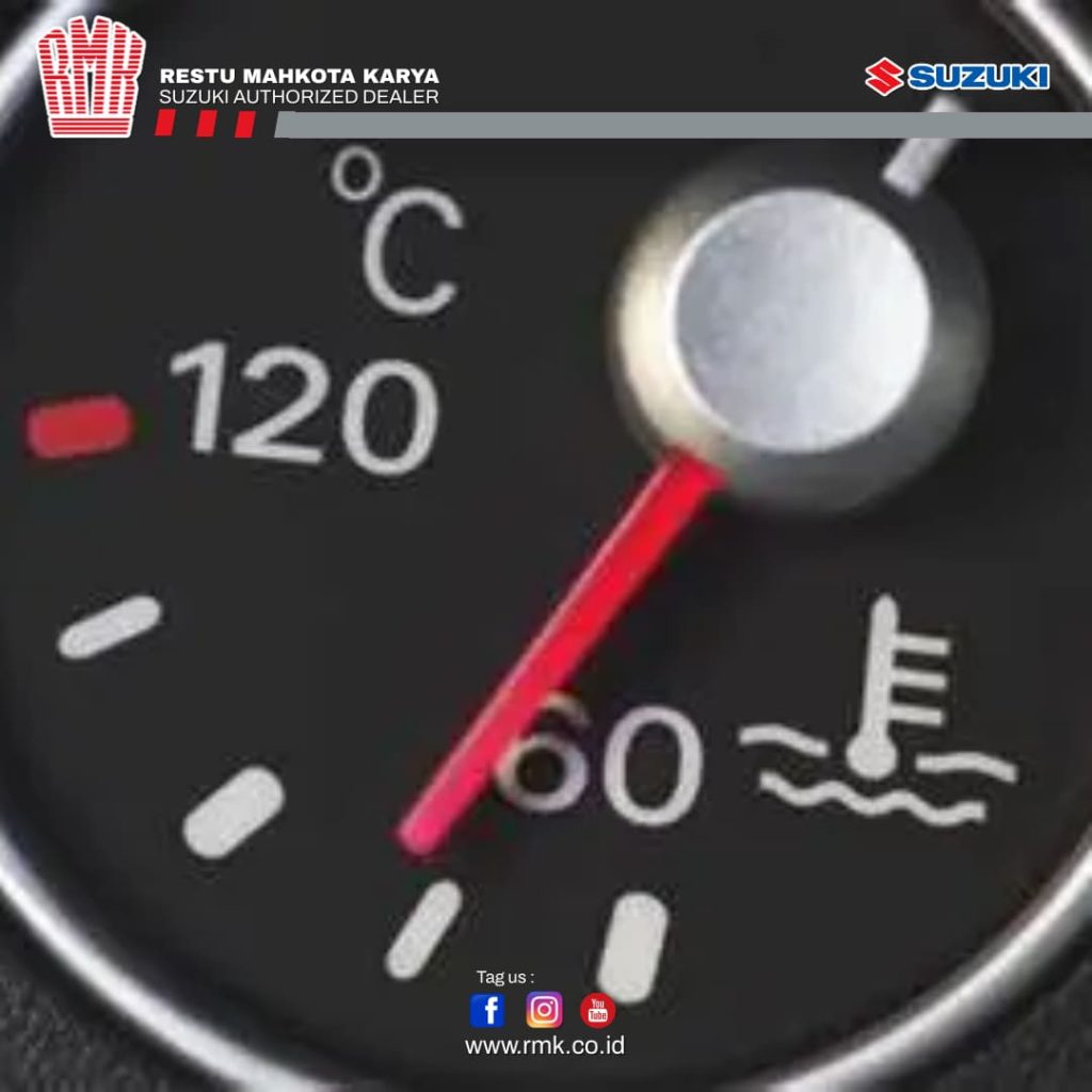 Lampu Indikator Suhu Radiator Mobil Menyala, Suzuki RMK Kebon Jeruk